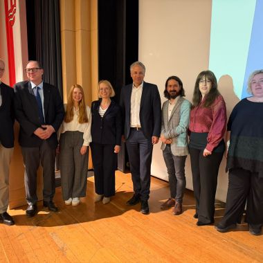 Von links nach rechts: Ransmayr G, Resch R, Schmidt S, Schwingenschuh P, Helbok R, Mitterling T, Steffelbauer M, Pischinger B